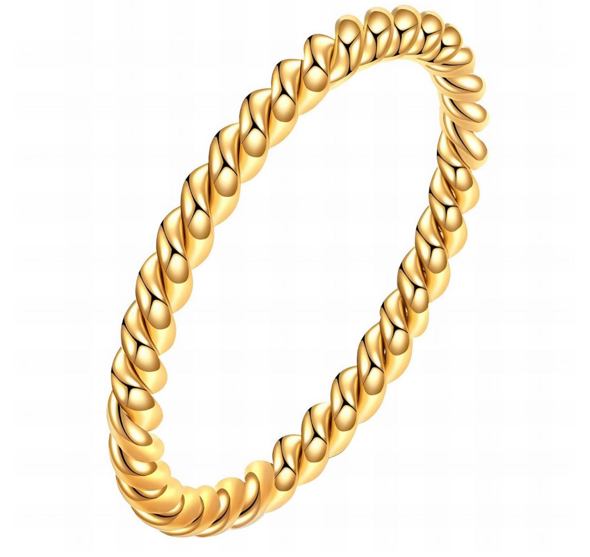 Dainty Braided Layering Ring