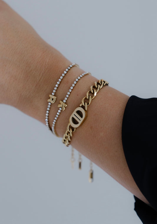 Letter Initial Bracelet